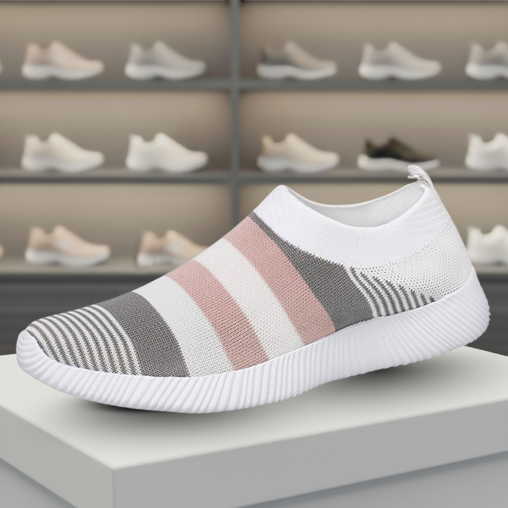Wells OrthoStep - Breathable Comfort Knit Slip-On Shoes For Women