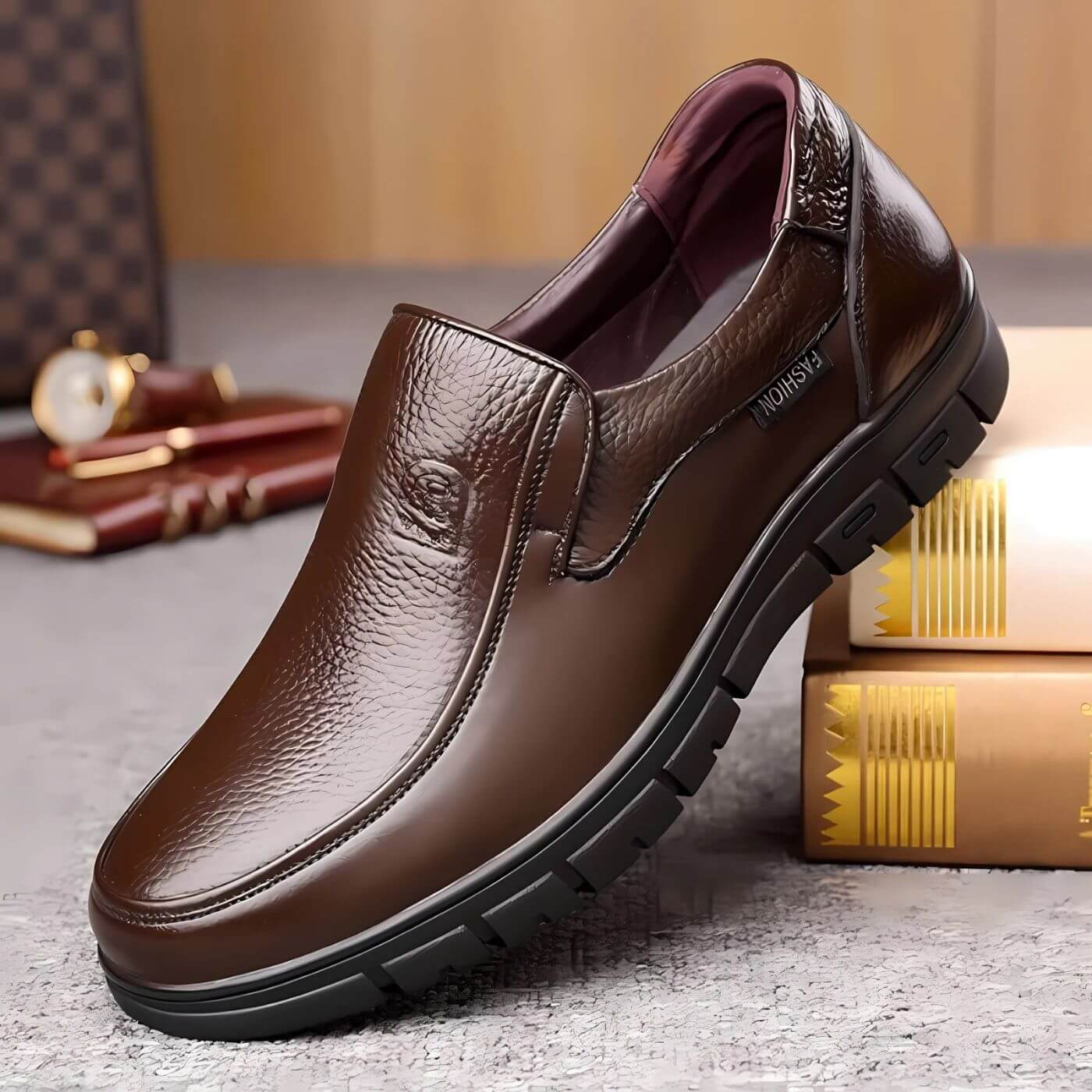 Robert - Orthopedic Leather Shoes