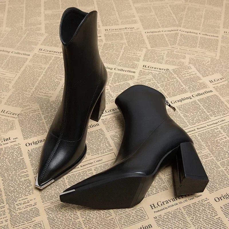 Sienna Chrome Tip Chelsea Boots