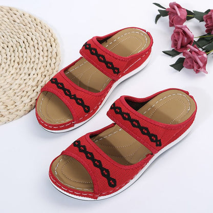 LEATHER ORTHOPEDIC ARCH SUPPORT SANDALS