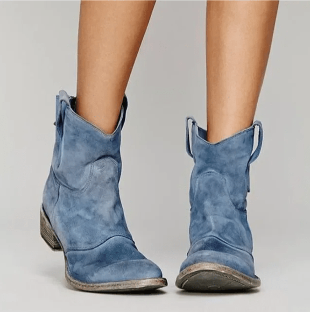 Roselle Suede Western Boots