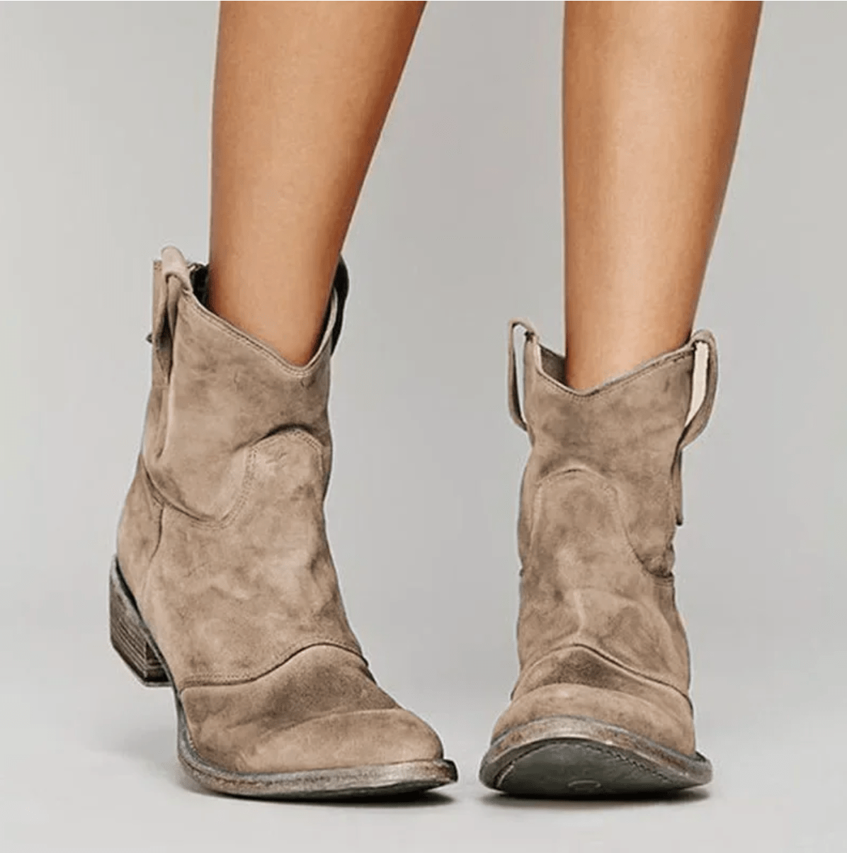 Roselle Suede Western Boots