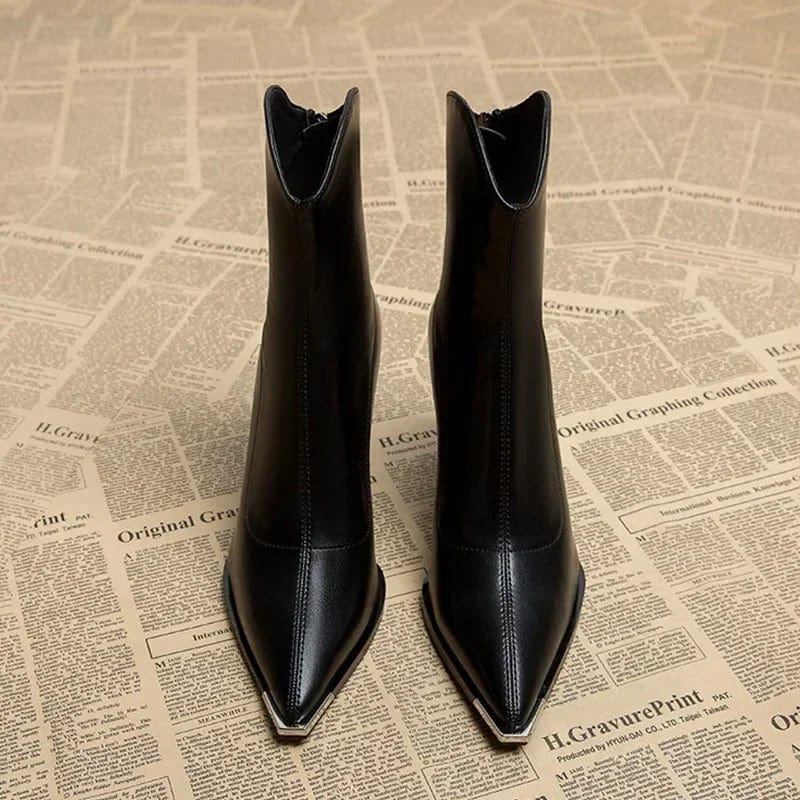 Sienna Chrome Tip Chelsea Boots