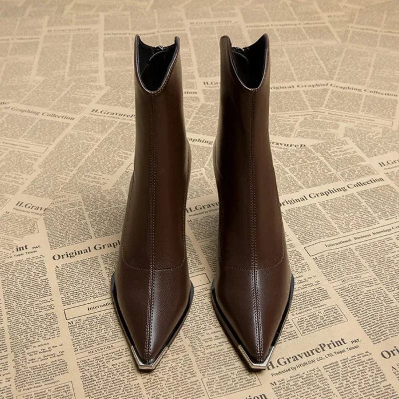 Sienna Chrome Tip Chelsea Boots