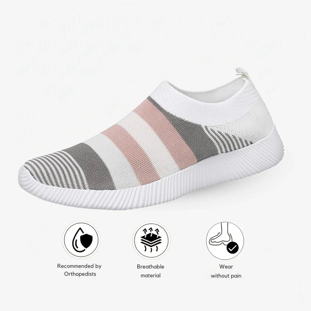 Wells OrthoStep - Breathable Comfort Knit Slip-On Shoes For Women