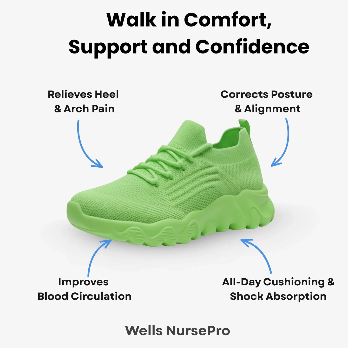 Brave Shoes™ –  Orthopedic Unisex Support Walking Shoes