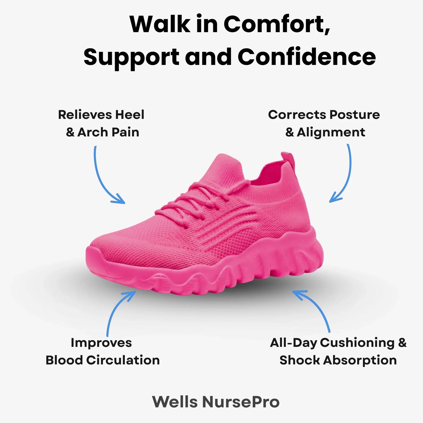 Brave Shoes™ – Orthopedic Unisex Support Walking Shoes