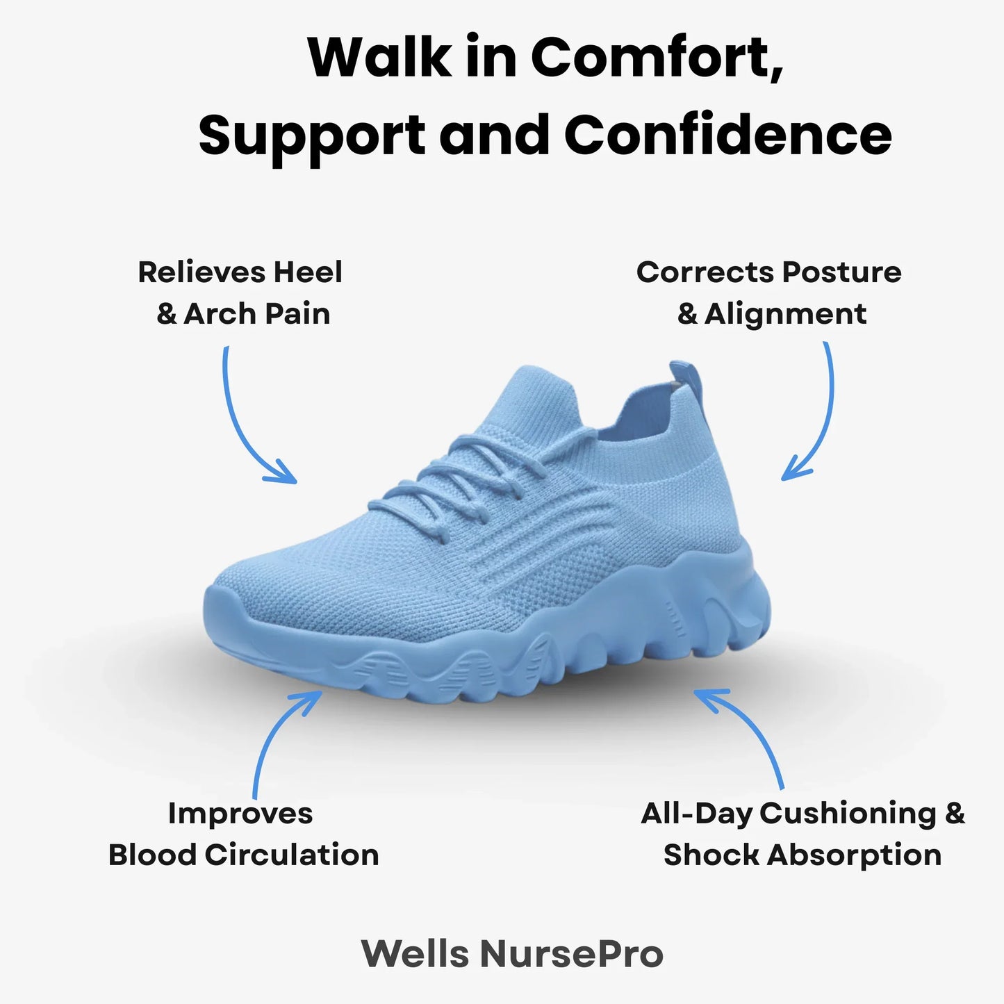 Brave Shoes™ –  Orthopedic Unisex Support Walking Shoes