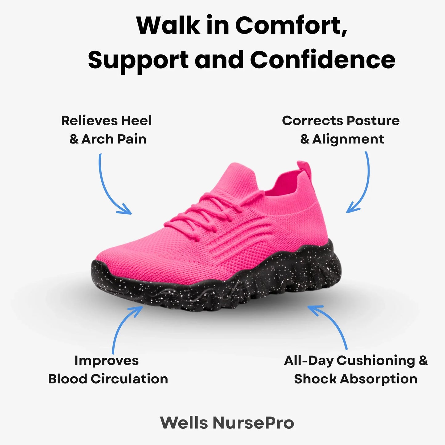 Brave Shoes™ – Orthopedic Unisex Support Walking Shoes