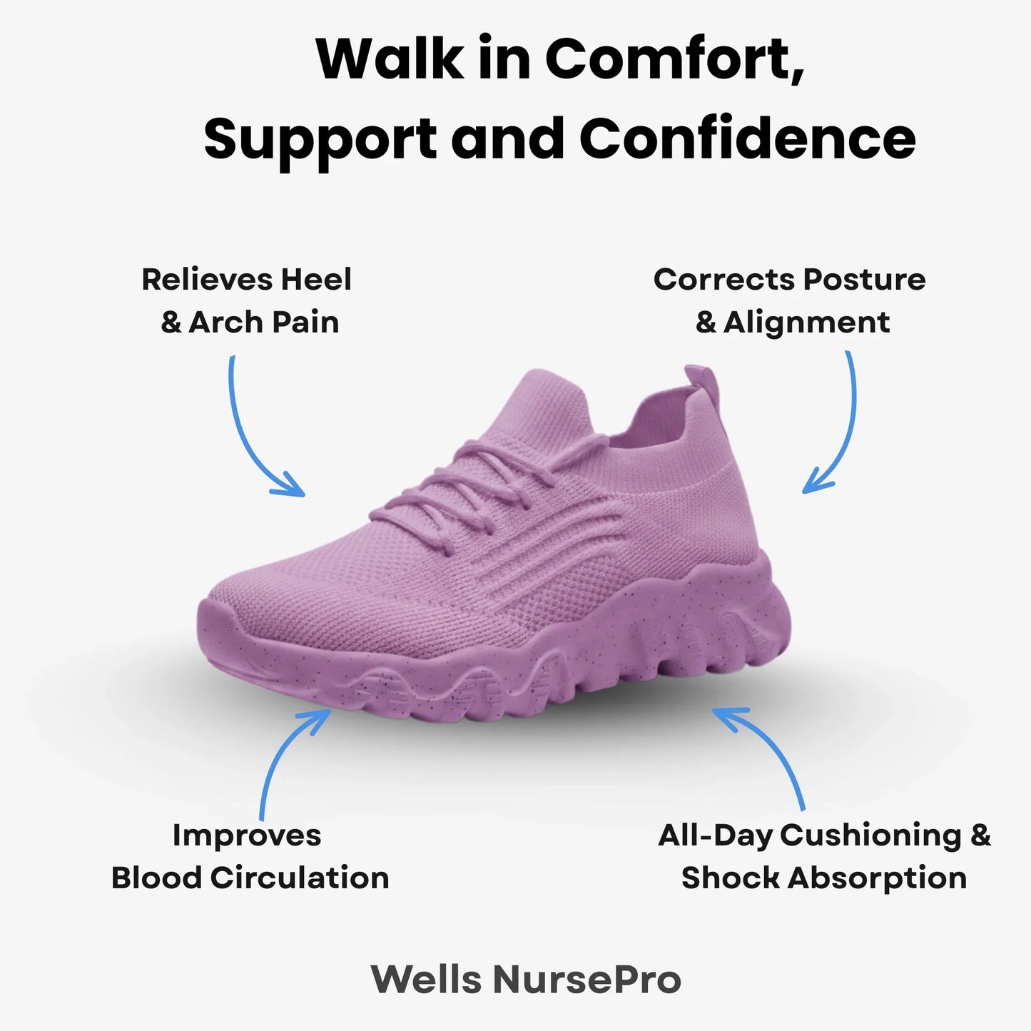 Brave Shoes™ – Orthopedic Unisex Support Walking Shoes