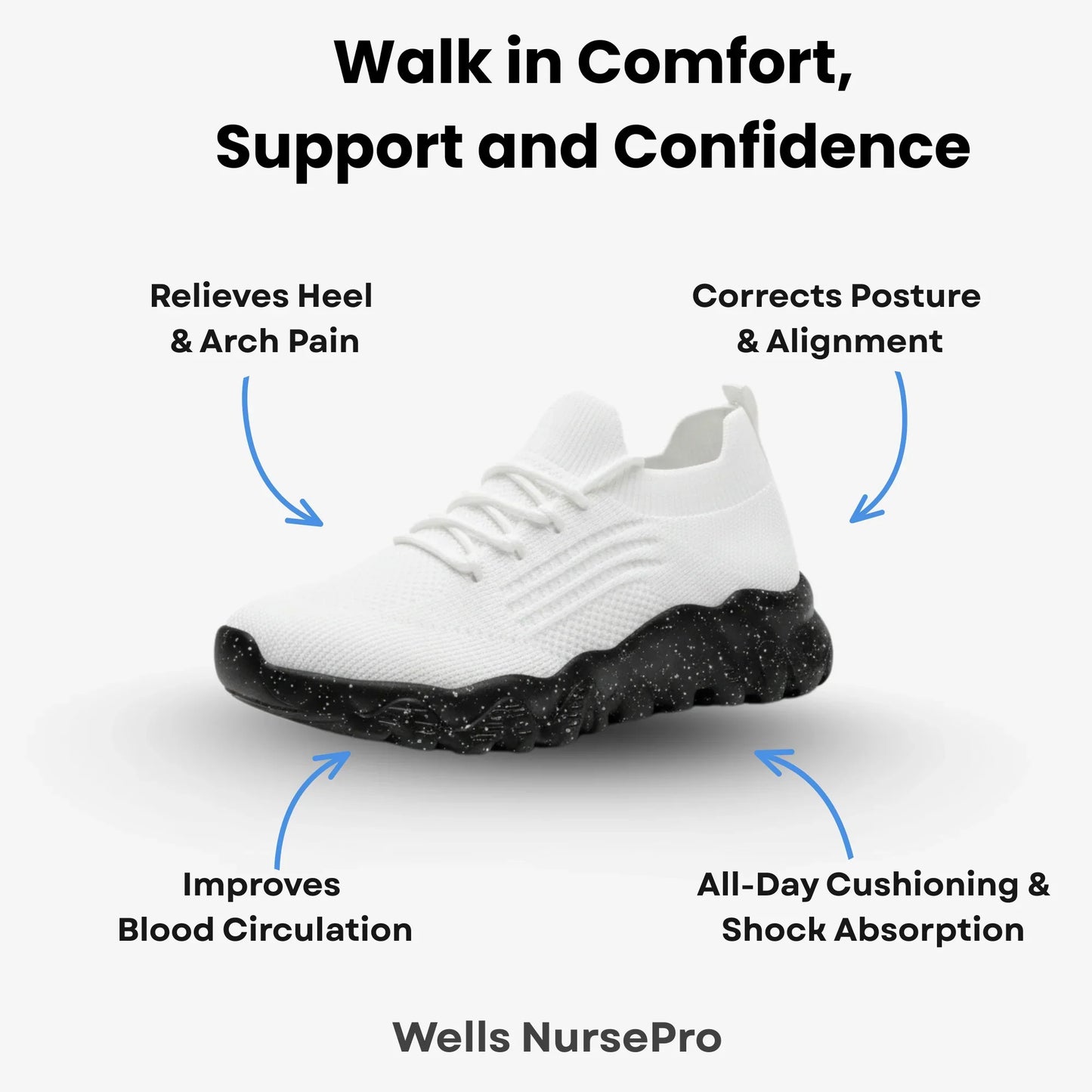 Brave Shoes™ –  Orthopedic Unisex Support Walking Shoes