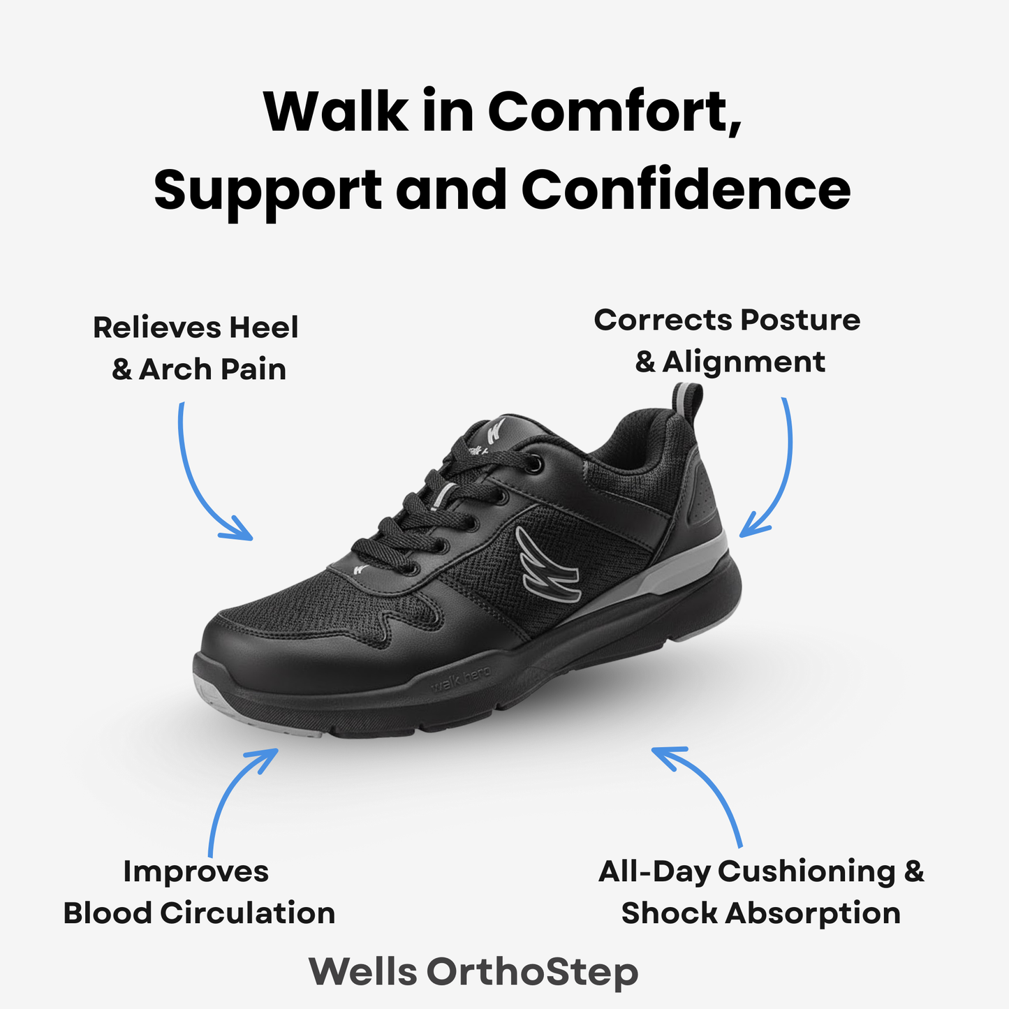 Brave Shoes™ – Unisex Orthopedic Arch Support Shoes