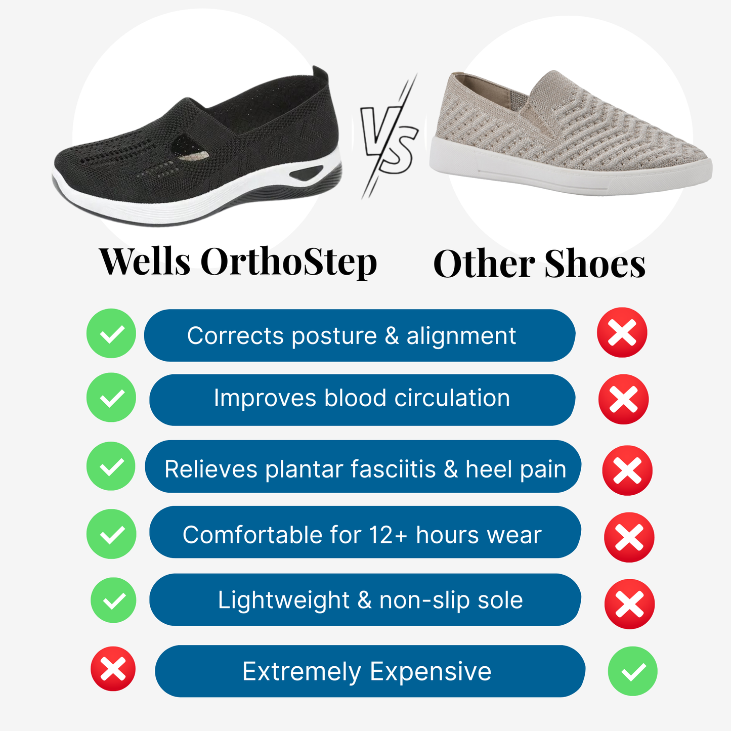 Lightweight Non-Slip Slip-On Shoes For Women