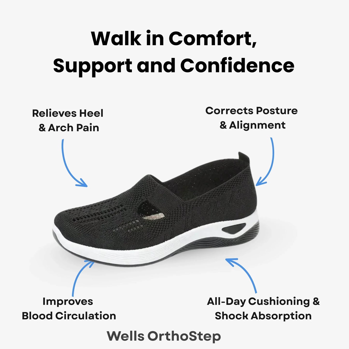 Lightweight Non-Slip Slip-On Shoes For Women