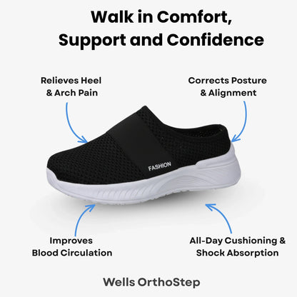 Wells OrthoStep - Lightweight Comfort Everyday Sneakers For Women