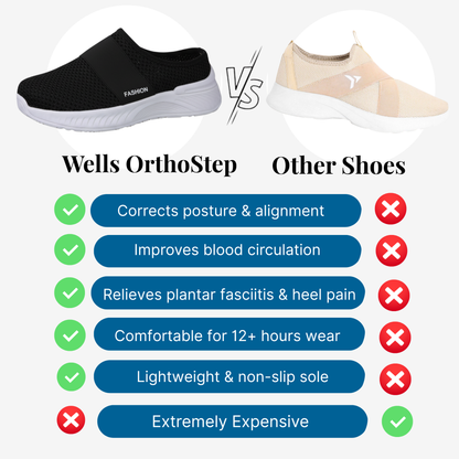 Wells OrthoStep - Lightweight Comfort Everyday Sneakers For Women