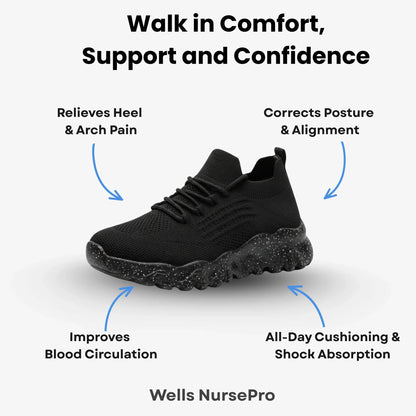 Brave Shoes™ – Orthopedic Unisex Support Walking Shoes