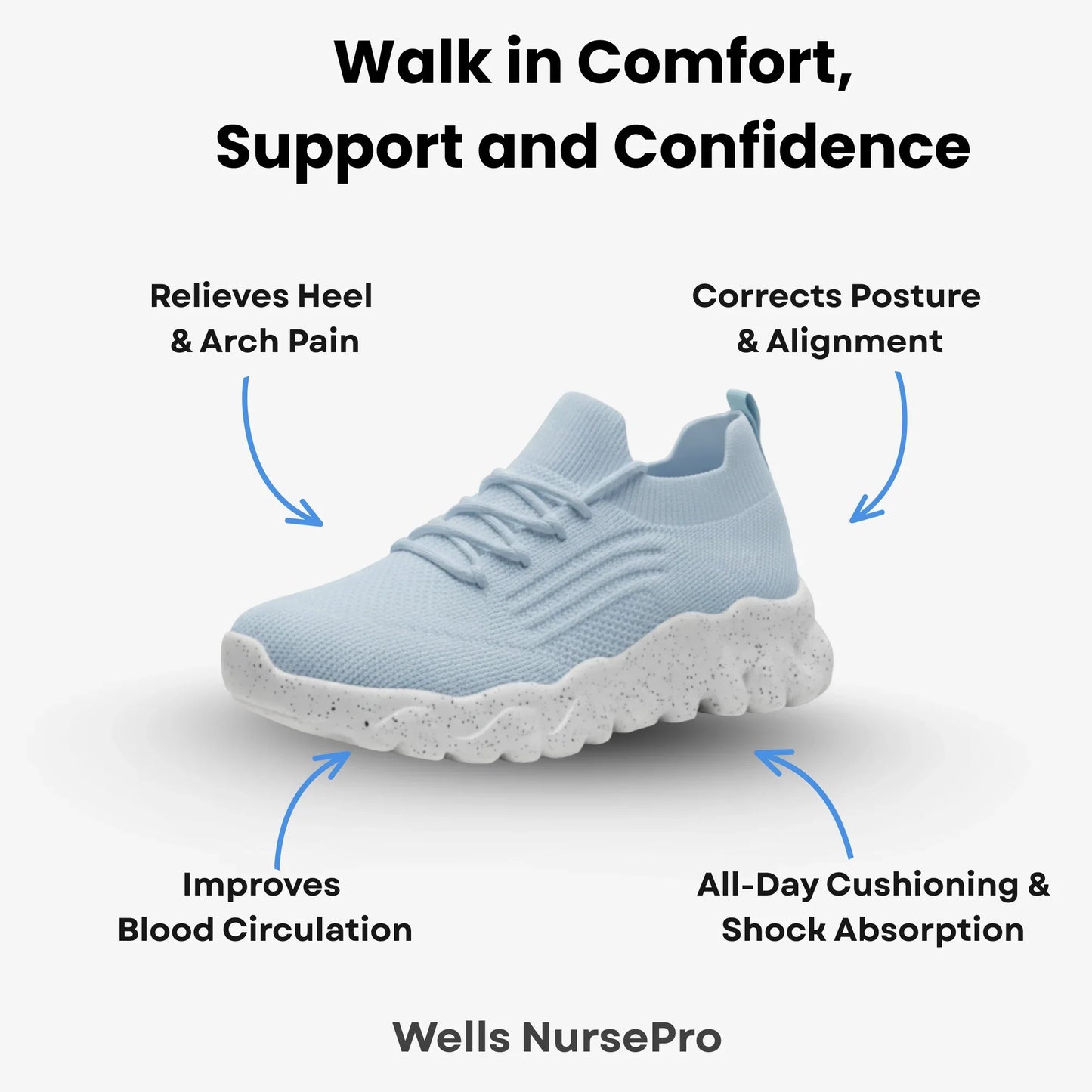Brave Shoes™ –  Orthopedic Unisex Support Walking Shoes