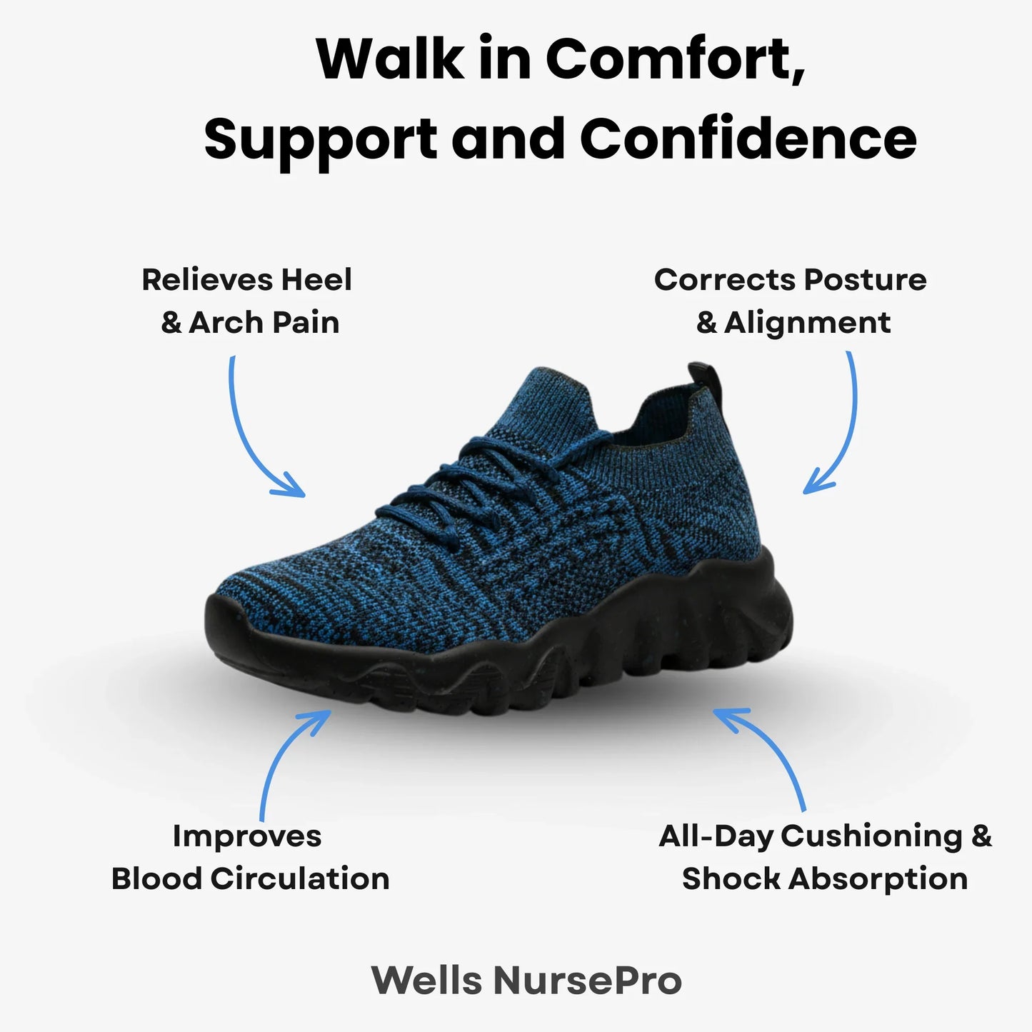 Brave Shoes™ –  Orthopedic Unisex Support Walking Shoes