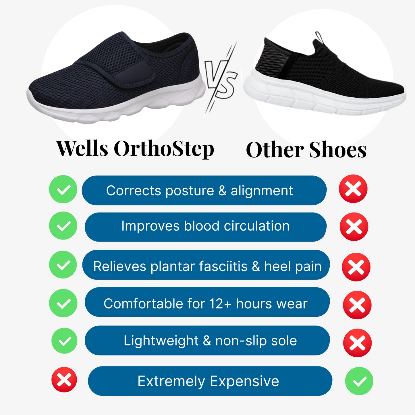 Wells OrthoStep – Lightweight Comfort Shoes For Women