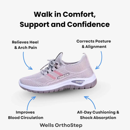 Wells OrthoStep - Comfort Fit Slip-On Sneakers For Women