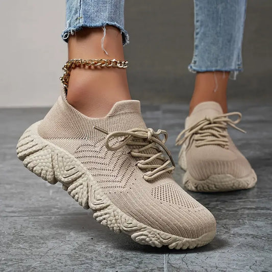 SIMPLE MESH BREATHABLE CHUNKY SNEAKERS