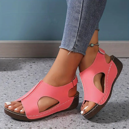 WOMEN'S RETRO WEDGE SANDALS