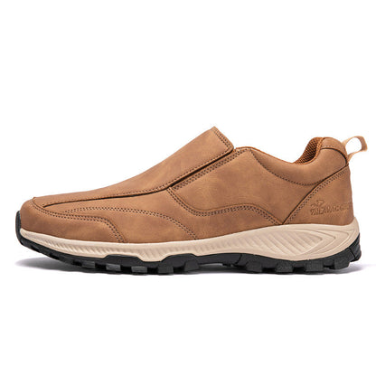 Men's Genuine Leather Breathable And Comfortable Orthopedic Outdoor Sneakers