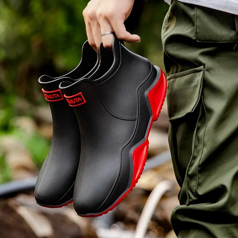 OUTDOOR WATERPROOF ANTI SLIP RAIN BOOTS