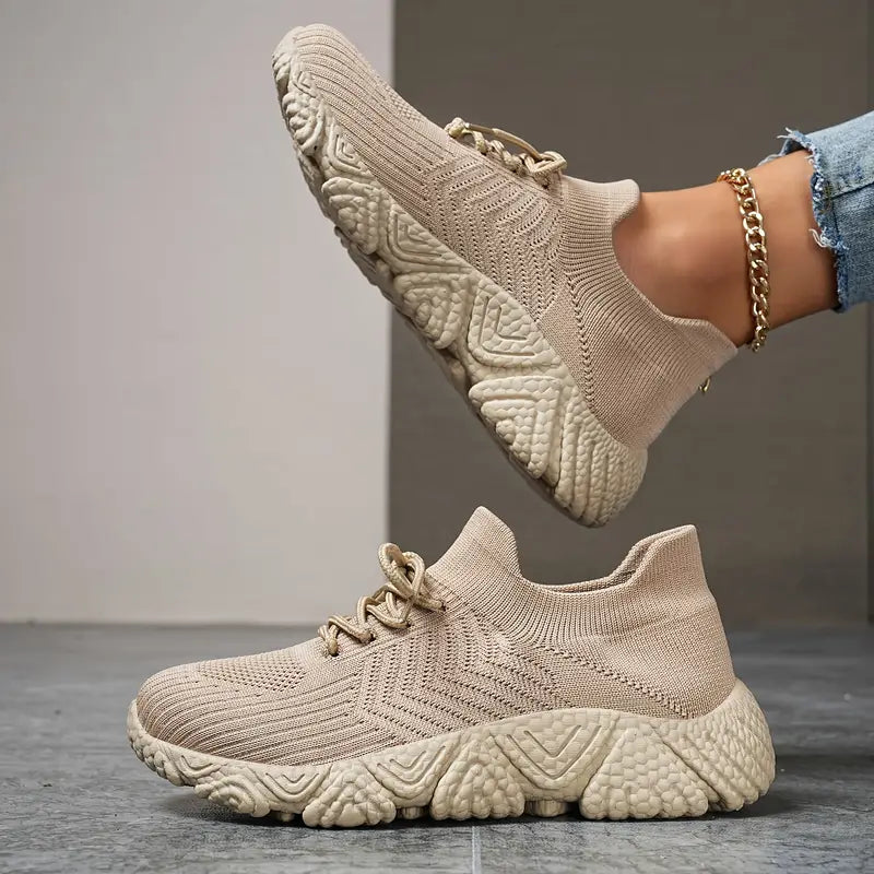 SIMPLE MESH BREATHABLE CHUNKY SNEAKERS