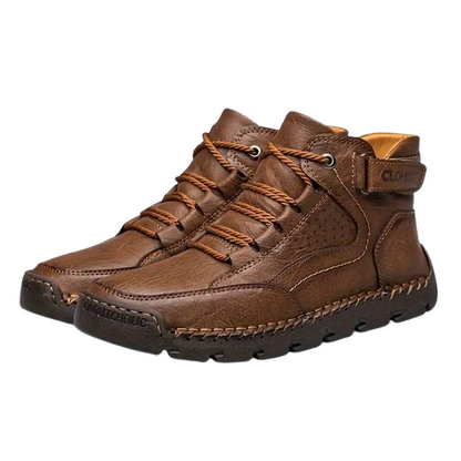 Charles | Orthopedic PU Leather Hiking Shoes