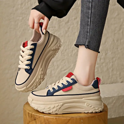 WOMEN'S ORTHOPEDIC TRENDY PLATFORM SNEAKERS