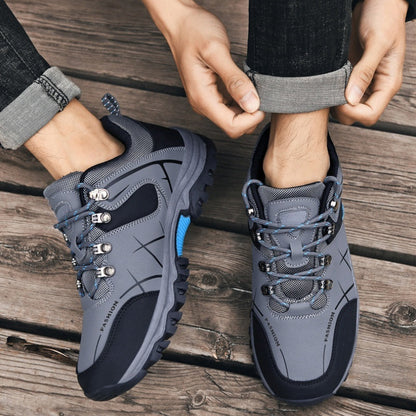 (💥NOW ON: 53% OFF Independence Day Sale!🔥) Latest Men's Genuine Leather Non-Slip Waterproof Outdoor Hiking Shoes