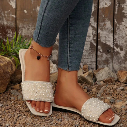 Non-Slip Crystal Sandal