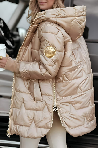 Penelope | Elegant Winter Coat With Hood And Padding