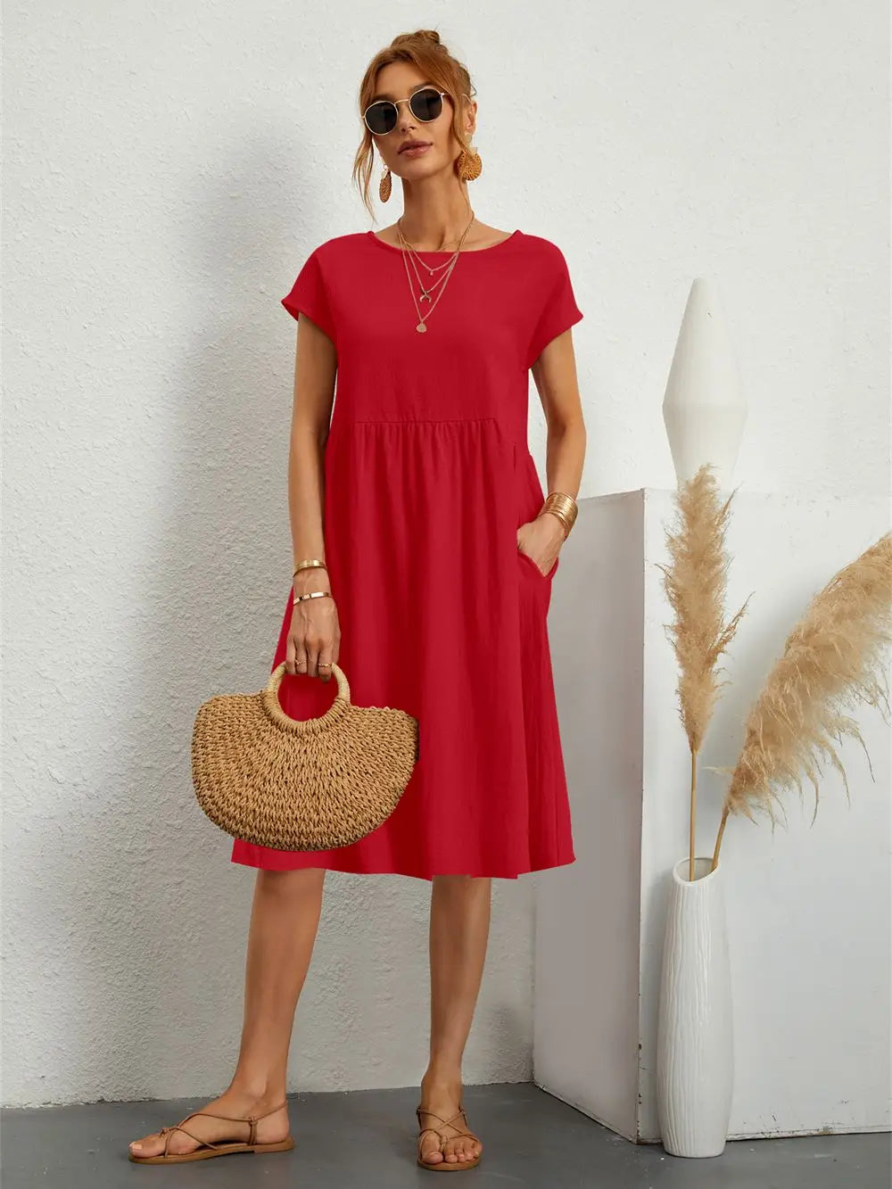 Sage - Chic Casual Dress