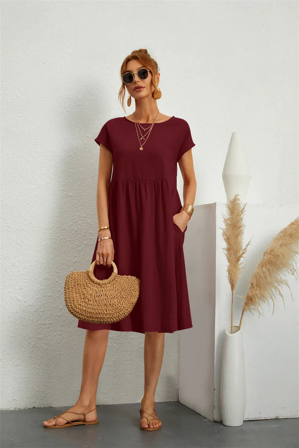 Sage - Chic Casual Dress