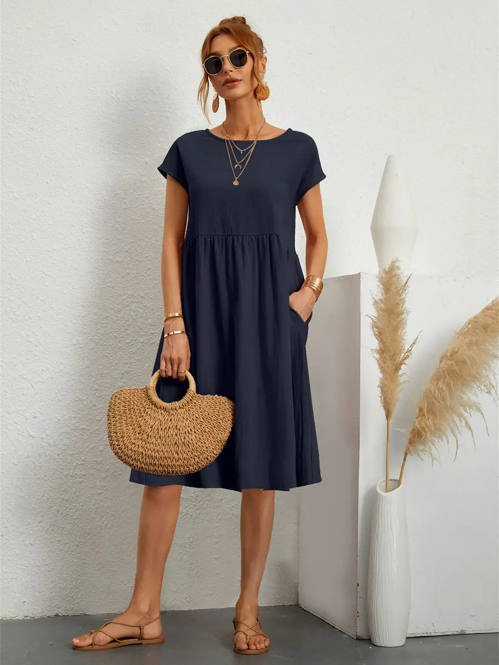 Sage - Chic Casual Dress