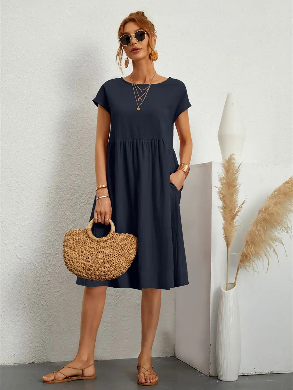 Sage - Chic Casual Dress