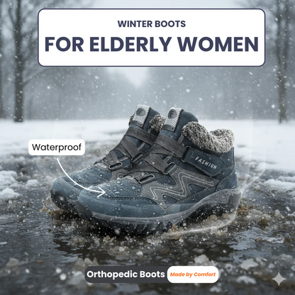 Brave Shoes™-Snowy Villia Leather Ankle Boots (1+1 FREE)