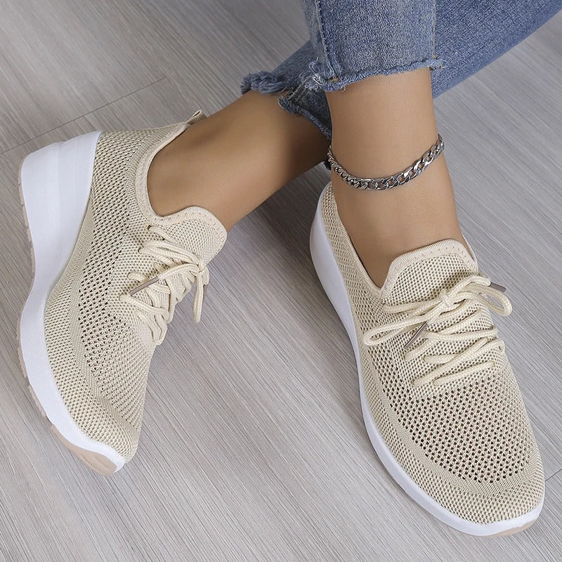 WOMEN'S ORTHOPEDIC BREATHABLE MESH SNEAKERS