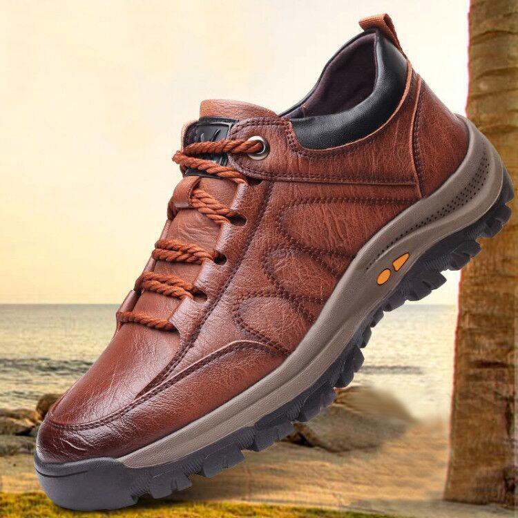 Men's Comfortable Waterproof Orthopedic Walking Shoes Hiking Shoes