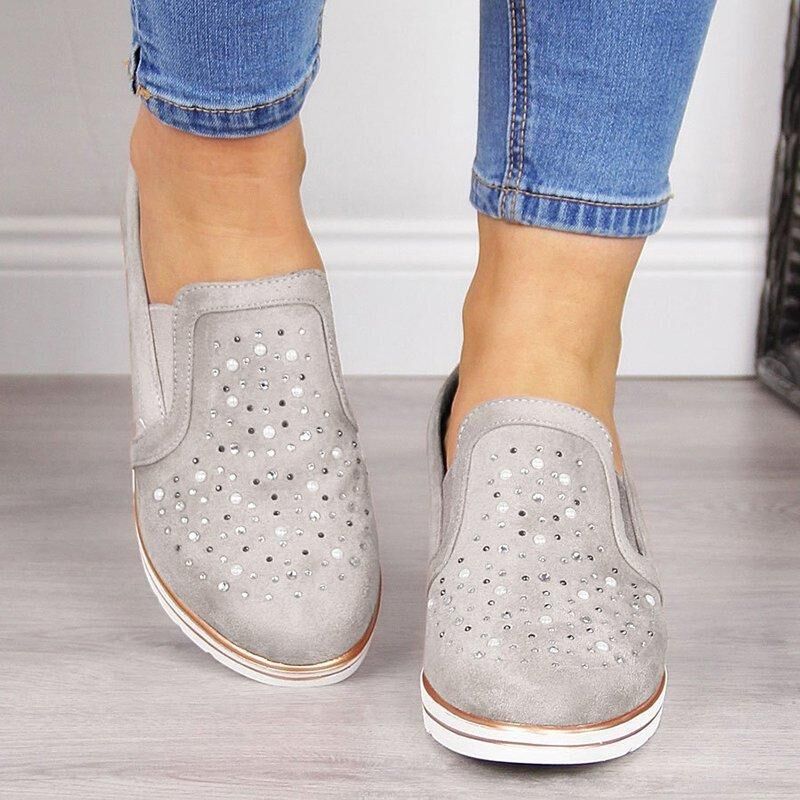 Women's Shining Casual Slip-on Shoes