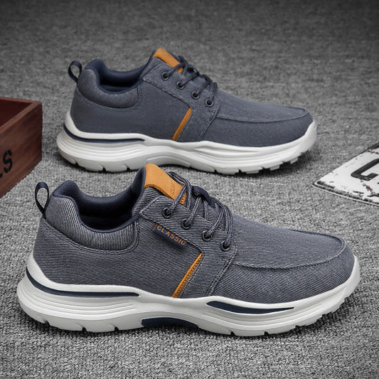 Men's Canvas Lightweight Comfortable Walking Shoes