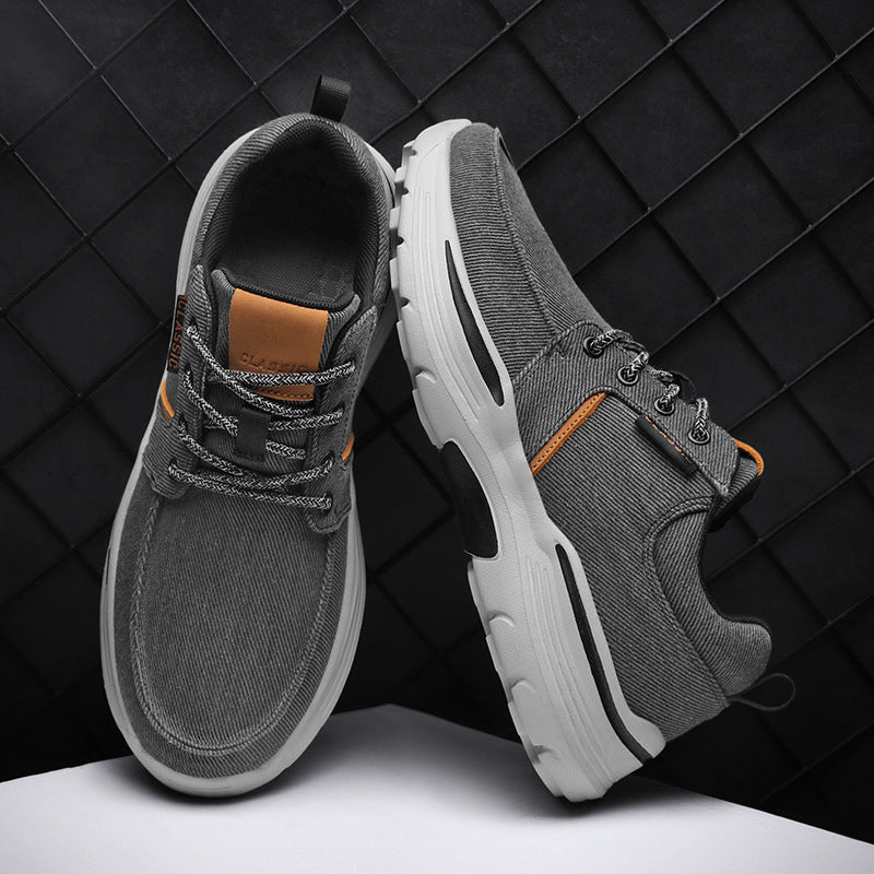 Men's Canvas Lightweight Comfortable Walking Shoes