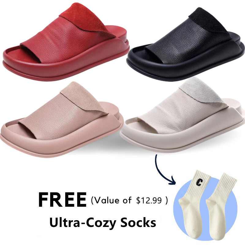 Healthy & Fit Ortho leather slippers bundle