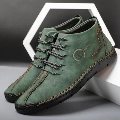 Men Trend Wear-resistant Leather Shoes