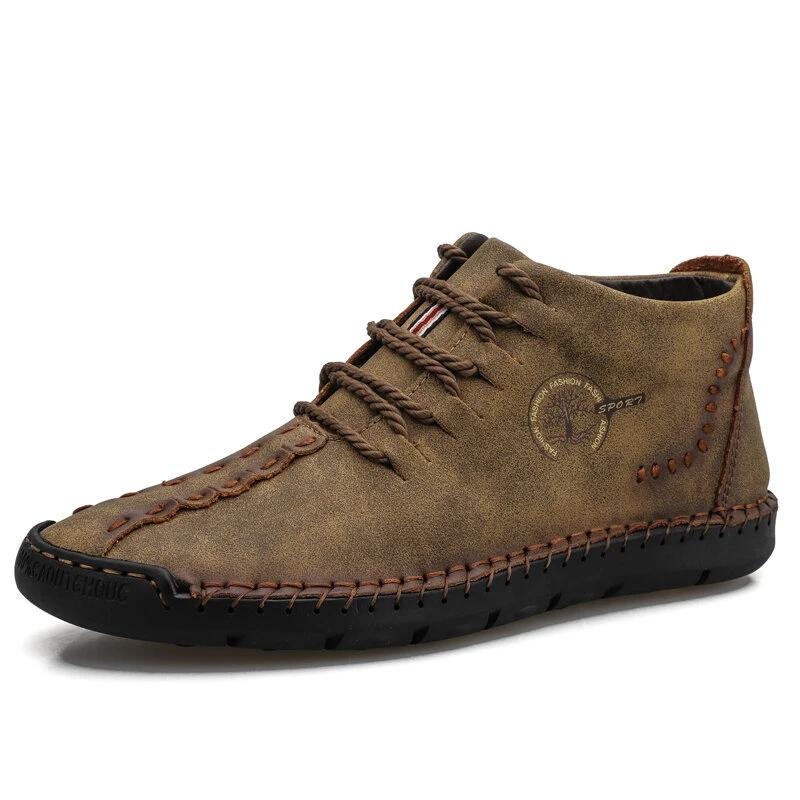 Men Trend Wear-resistant Leather Shoes