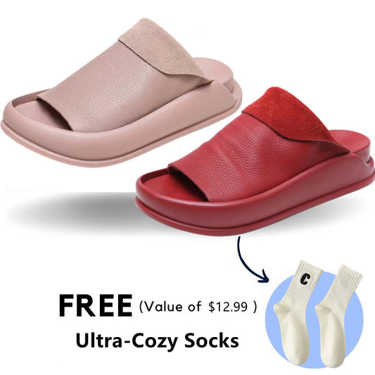 The Weekend Ortho leather slippers bundle