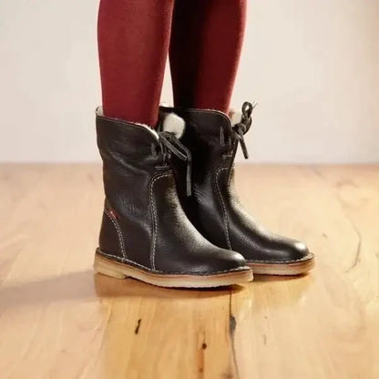 Waterproof Pain Relief Crafting Leather Boots